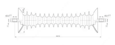 Изолятор НСПКр 120-3/0
