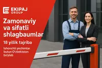 Shlagbaum o‘rnatish