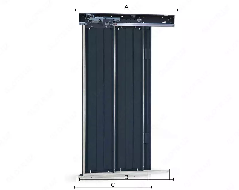 Дверь лифтовой шахты - 900×2000 мм