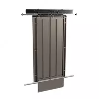 Lift shaxtasi eshigi markazdan ikki tomonga ochiladigan. o‘lchami 900×2000 mm.