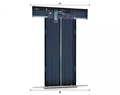 Lift kabinasi eshigi — markazdan ochiladigan  o‘lchami 70sm 80sm 90sm