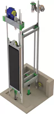  R - 2511 Yolovchi lift Ruisel Elevator