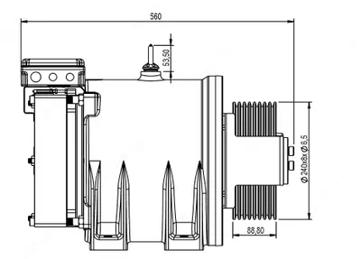   Mator Lift Uchun VOLPI 6 1kW (MRL SYSTEM)