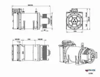  Mator Lift Uchun VOLPI 6 1kW (MRL SYSTEM) Chakana savdo