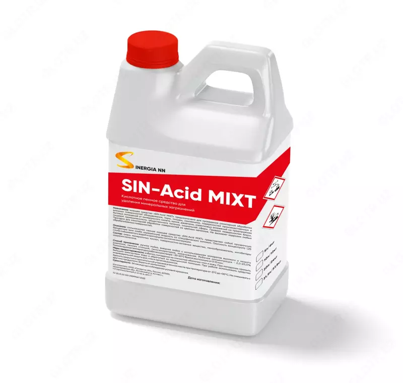  Кислотный промывочный реагент CL ACID 15 (профессиональное средство для удаления минеральных и железистых отложений) - 