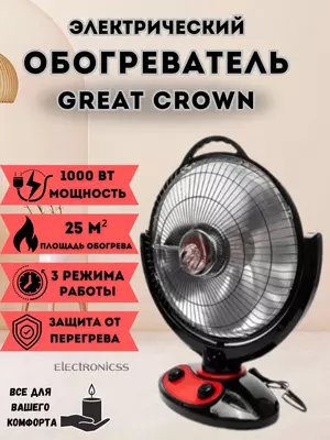  Электронный барабанный обогреватель  печка для дома и офиса - 