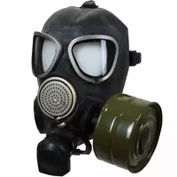  Sovet ishlab chiqarilgan PMK-2 gaz maskasi Filtrni ikki tomonlama biriktirish Sozlanadigan kamarlar Filtr komplektga kiritilgan - 