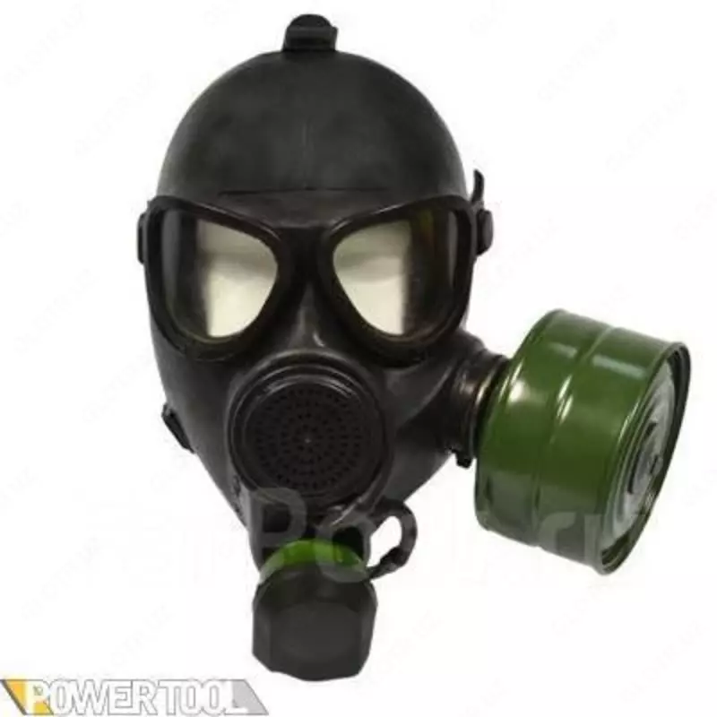   Sovet ishlab chiqarilgan PMK-2 gaz maskasi Filtrni ikki tomonlama biriktirish Sozlanadigan kamarlar Filtr komplektga kiritilgan