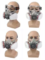 Yuzning yarim qismini qamrab oladigan respirator  gaz maskasi  filtr Changdan himoya  spreyi bo‘yash  pestitsidlar va kimyoviy tutun uchun niqob