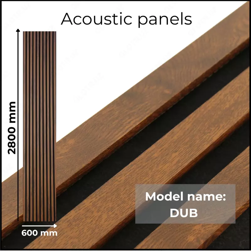 MDFdan dekorativ-akustik panellar