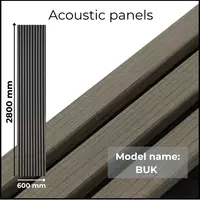 MDFdan dekorativ-akustik panellar