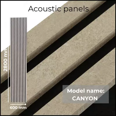 Декоративно-акустические панели из МДФ