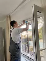 Герметизация дверей AKFA - замена резинки и регулировка Сергели Только в розницу