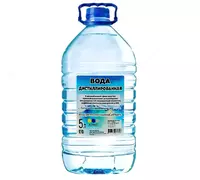 Вода дистиллированная 5л ПЭТ