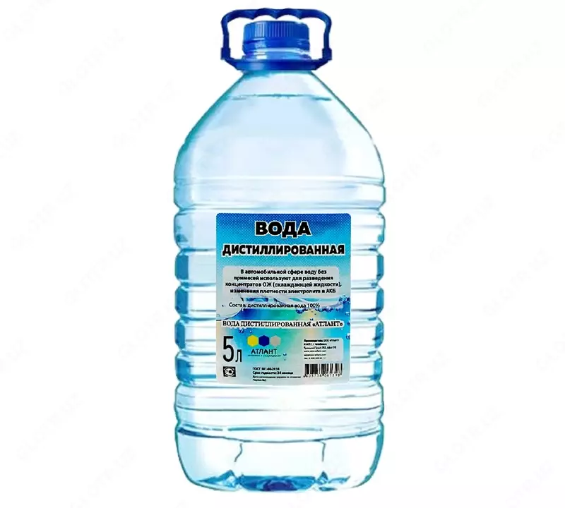 Вода дистиллированная 5л ПЭТ