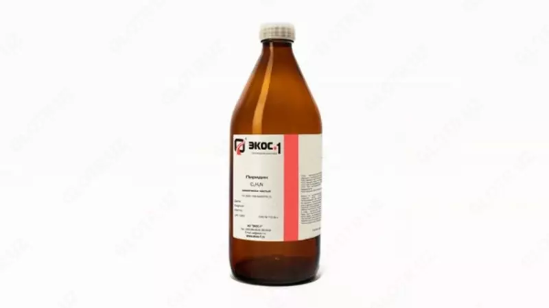 Piridin chda; 1 litrli shisha butilka.ROSSIYA