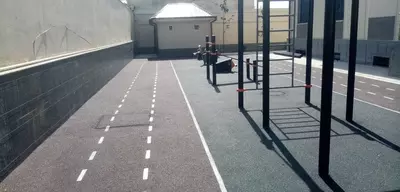 Окраска беговой дорожки Prom poly