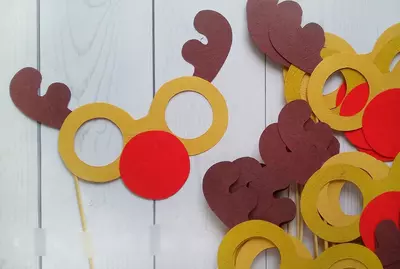 Фотобутафория для вечеринок и фотосессий "Рождественский олень" - 20 000 сум / шт