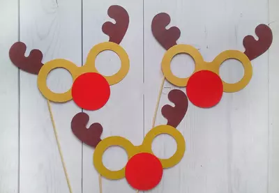 20 000 сум / шт Фотобутафория для вечеринок и фотосессий "Рождественский олень"