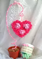 Yurakli topiary. Romantik sovg‘a.