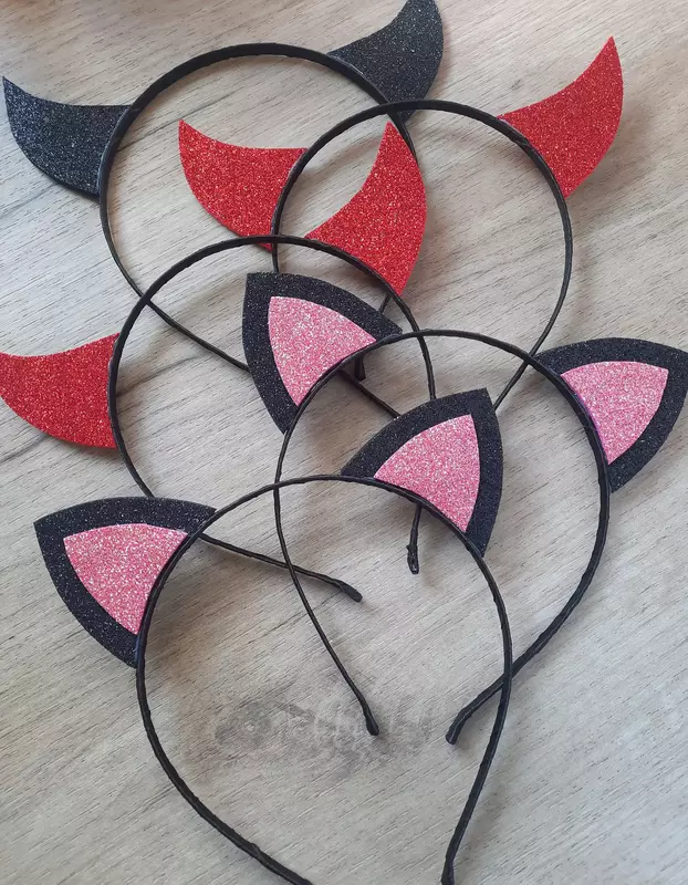 Тематические ободки "Черная кошка" Хэллоуин - 35 000 сум