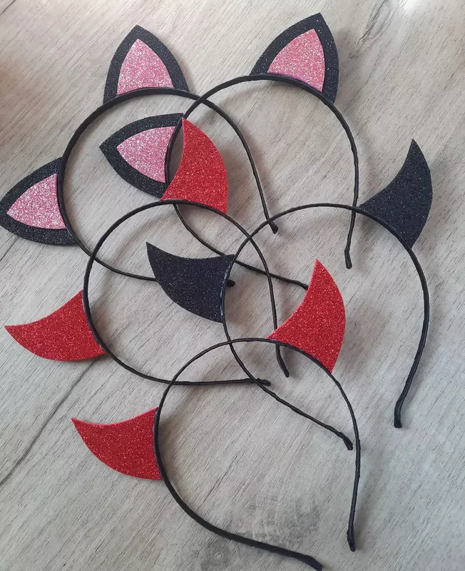 Тематические ободки "Черная кошка" Хэллоуин - Костюмы на хэллоуин