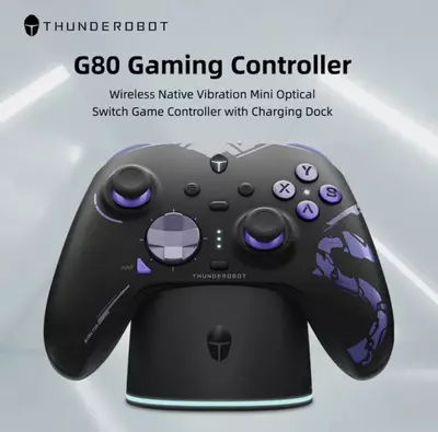 Thunderobot G80 gamepad (Bluetooth + Simsiz + Simli | PC / Switch / iOS / Android)