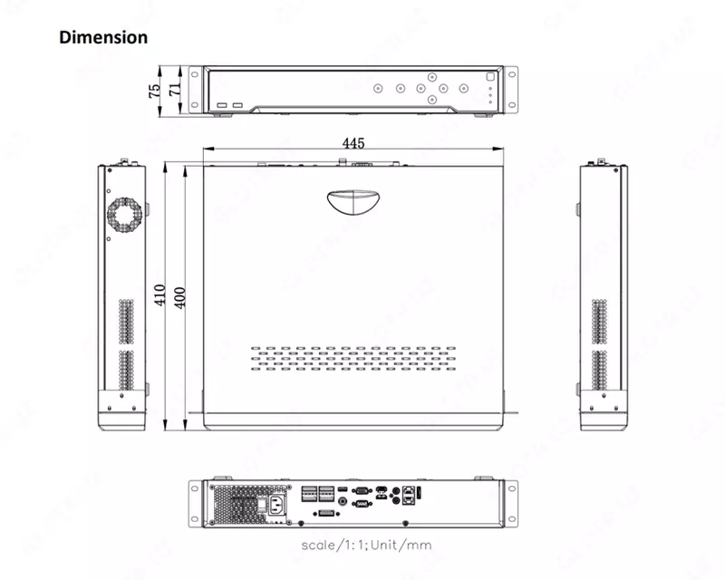 16-х канальный автономный сетевой видеорегистратор NVR нового поколения DS-7716NI-M4 Только в розницу