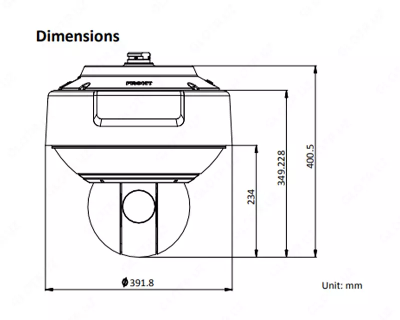Panoramik kamera DS-2DP1636ZIX-D/236 (5 mm) Chakana savdo