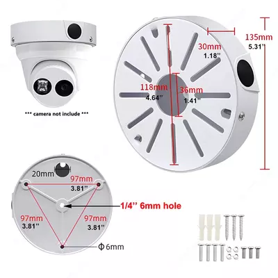 Подставка для видеокамер (металлическая  Ø105 мм)