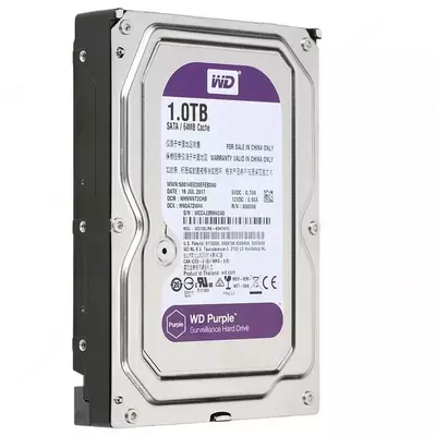 WD10PURX-78 WD Purple 1TB videokuzatuv uchun HDD (Original  Hikvision)