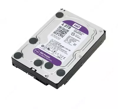   WD40PURX-78 WD Purple (Binafsha) 4TB HDD — videokuzatuv uchun professional disk  Hikvision (RES)