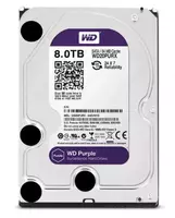 WD80PURX-78 WD Purple (Фиолетовый) 8TB HDD — профессиональный диск для видеонаблюдения  Hikvision (RES)