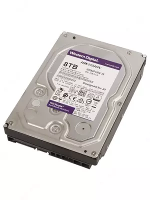  WD80PURX-78 WD Purple (Binafsha) 8TB HDD — videokuzatuv uchun professional disk  Hikvision (RES) - 