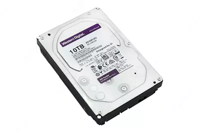   WD100PURX-78 WD Purple (Binafsha) 10TB HDD — videokuzatuv uchun professional disk  Hikvision (Original)