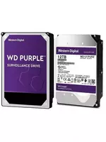 WD121PURA WD Purple (Фиолетовый) 12TB HDD — профессиональный диск для видеонаблюдения  Hikvision (Оригинал)