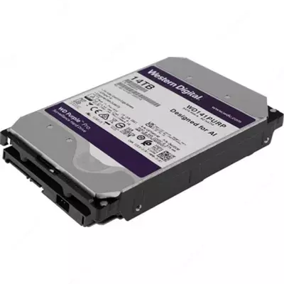   WD141PURA WD Purple (Binafsha) 14TB HDD — videokuzatuv uchun professional disk  Hikvision (Original)