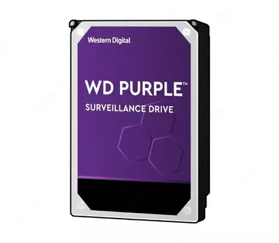 WD161PURA WD Purple (Binafsha) 16TB HDD — videokuzatuv uchun professional disk  Hikvision (Original)