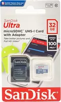   SanDisk Ultra microSDHC UHS-I 32GB — карта памяти