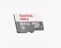 SanDisk Ultra microSDHC UHS-I 64GB — карта памяти (Class 10  до 100 МБ/с)