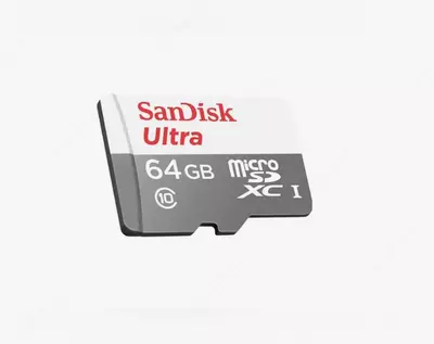SanDisk Ultra microSDHC UHS-I 64GB — карта памяти (Class 10  до 100 МБ/с)