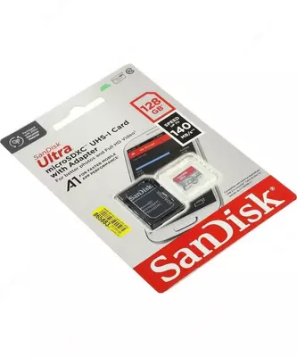   SanDisk Ultra microSD UHS-I 128GB — карта памяти (Class 10  до 100 МБ/с)