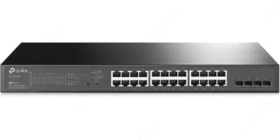 Boshqariladigan PoE+ switch TL-SG2428P JetStream™ 28-Port PoE+ Gigabit Smart Switch with 4 SFP Slots