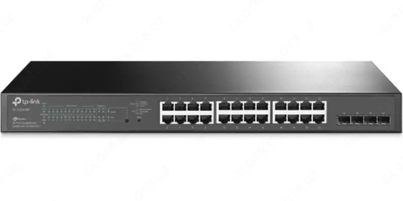 Boshqariladigan PoE+ switch TL-SG2428P JetStream™ 28-Port PoE+ Gigabit Smart Switch with 4 SFP Slots