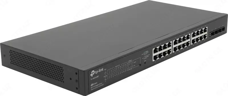  Boshqariladigan PoE+ switch TL-SG2428P JetStream™ 28-Port PoE+ Gigabit Smart Switch with 4 SFP Slots - 