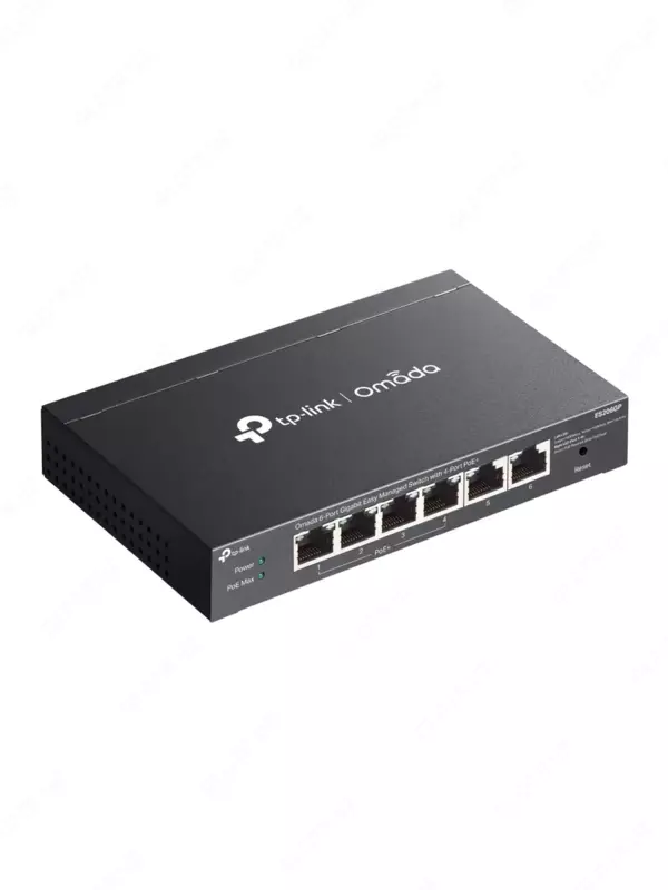 TP-Link Omada ES206GP 6-Port Gigabit Easy Managed PoE+ Switch