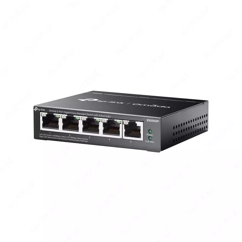  TP-Link Omada ES205GP 5-Port Gigabit Easy Managed PoE+ Switch - 
