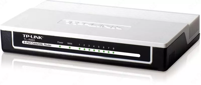  TP-Link TL-R860 SafeStream™ 8-Port Cable/DSL Router - 