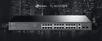  TL-SG1428PE 28-Port Gigabit Easy Smart Switch with 24-Port PoE+ - 