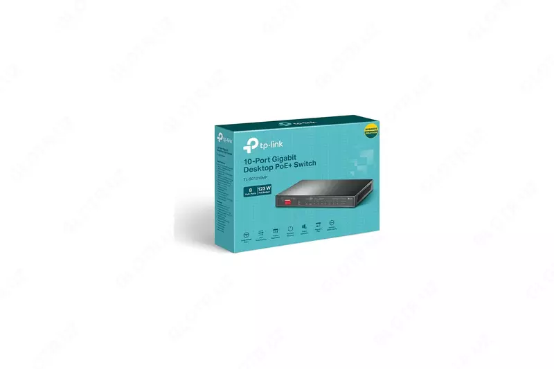  TL-SG1210MP 10-Port Gigabit Desktop Switch with 8-Port PoE+ - 